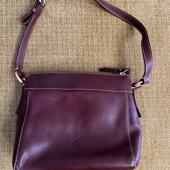 Dooney & Burke Brown Leather Shoulder Bag - Picture 2 of 9